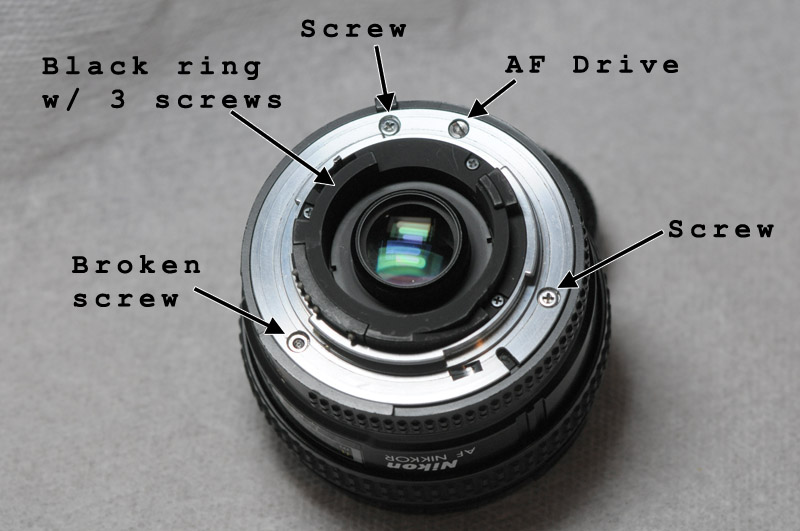 Nikon AF 20mm 2.8D Lens Repair